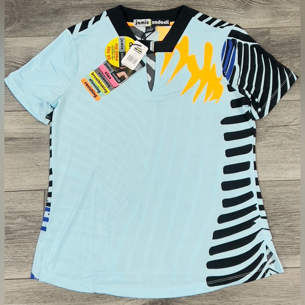 JAMIE SADOCK COOLTREX SPF 50 BELISSIMA Activewear Golf/Tennis Shirt top SMALL